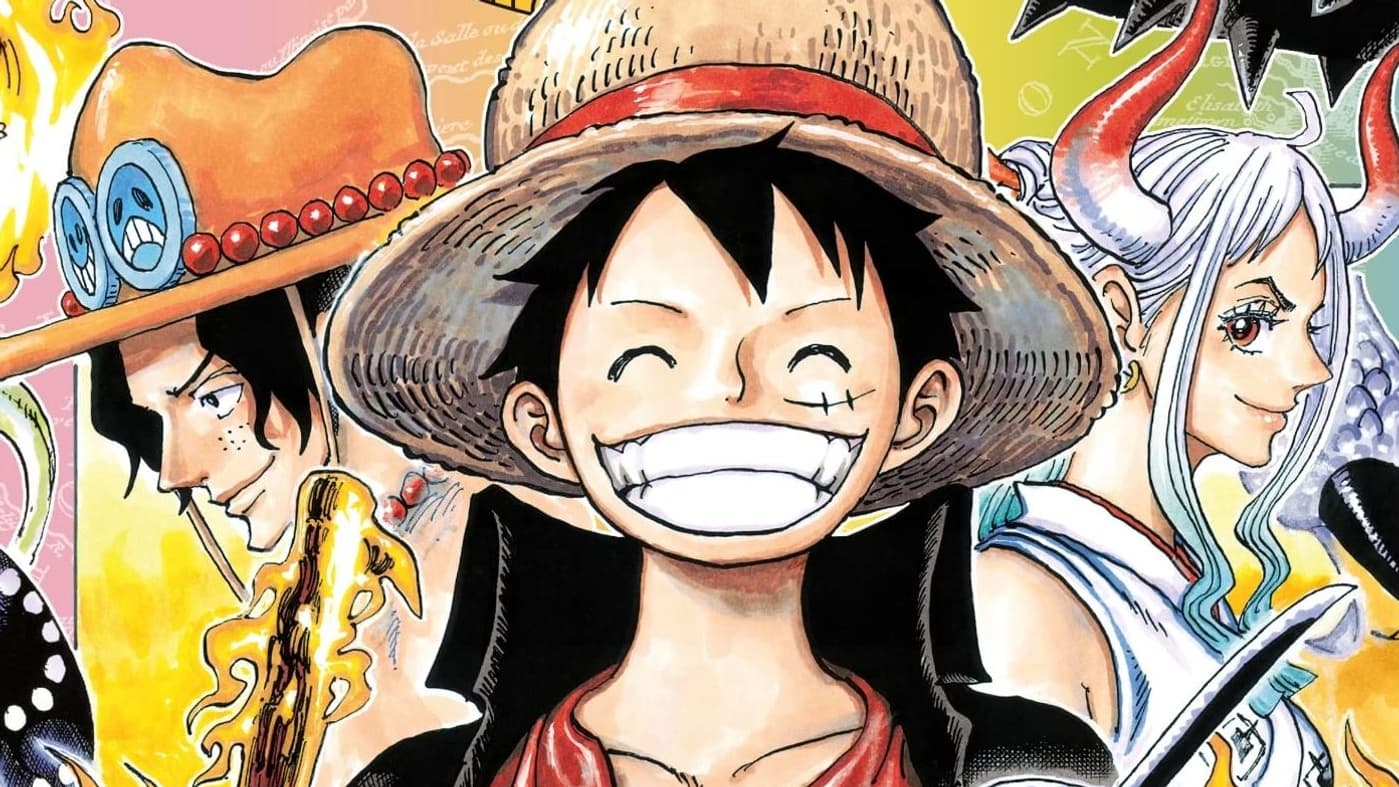 Détail de la couverture du tome 100 de "One Piece" Détail de la couverture du tome 100 de "One Piece"