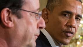 François Hollande et Barack Obama à Washington, le 11 février 2014.