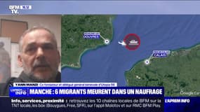 Six migrants morts noyés dans la Manche: "Les morts vont continuer à s'accumuler tant qu'on n'aura pas des routes sûres pour faire passer ces populations", affirme Yann Manzi (Utopia 56)