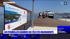 Cannes: la ville retire toutes les poubelles de l'île Sainte-Marguerite