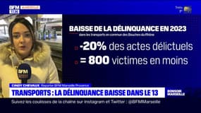 Bouches-du-Rhône: la délinquance dans les transports en baisse