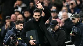 Hugo Lloris à Londres lors de Tottenham-Bournemouth, le 31 décembre 2023.