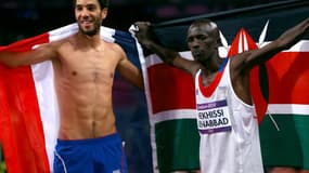 Mahiedine Mekhissi et Ezekiel Kemboi