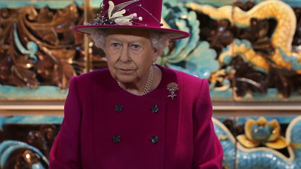 La reine Elizabeth II à Londres en novembre 2017 