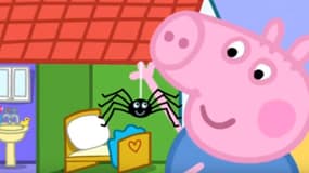 Dans l'épisode "Mr Skinny legs", Peppa Pig et son frère deviennent amis avec une araignée. 