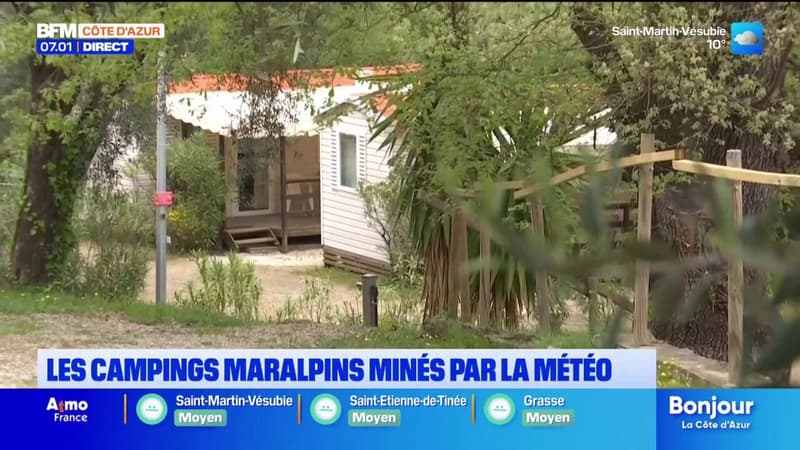 Alpes-Maritimes: le camping de Bar-sur-Loup miné par la météo