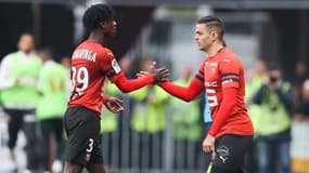Eduardo Camavinga et Hatem Ben Arfa, le 1er mai 2019