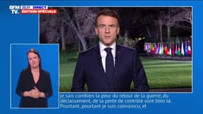 Emmanuel Macron: "Je suis convaincu que dans ce contexte de crise peut naître le meilleur"