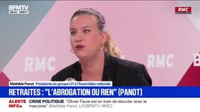 "La seule manière pour Olivier Faure d'être nommé Premier ministre c'est de se contenter des miettes d'un pouvoir qui est en décomposition", estime Mathilde Panot