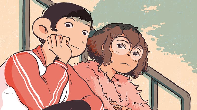 Détail de la couverture de la BD "Voleuse" de Lucie Bryon