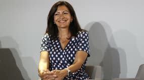 Anne Hidalgo lors de la présentation du projet du futur musée de la fondation Pinault, le 26 juin 2017 à Paris