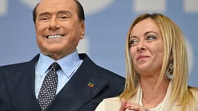 Silvio Berlusconi et Giorgia Meloni le 22 septembre 2022