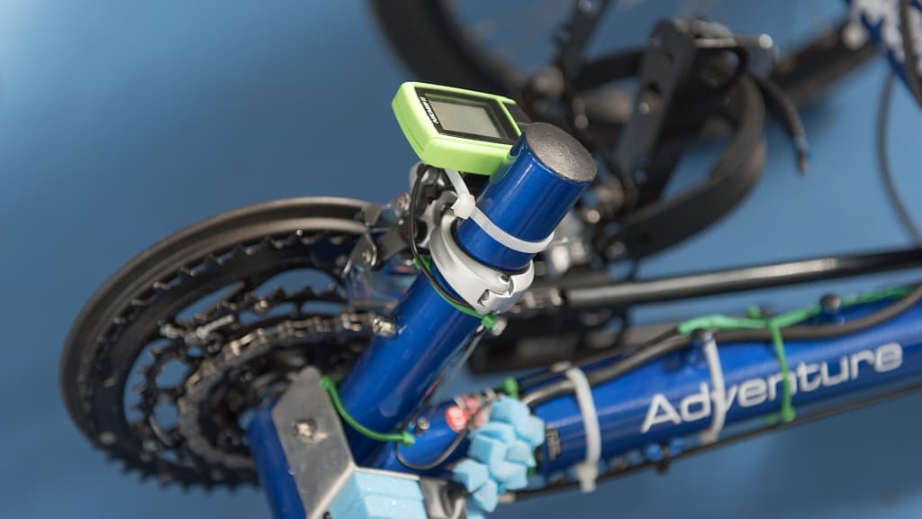 Le prototype de vélo. Le prototype de vélo.