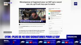 Lyon: 40.000 personnes signent une pétition pour récompenser l'héroïsme d'un SDF