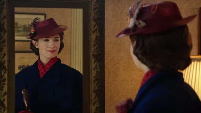 Emily Blunt dans Le retour de Mary Poppins.