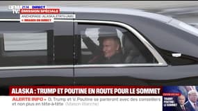 Sommet en Alaska: Donald Trump et Vladimir Poutine sont dans la même voiture