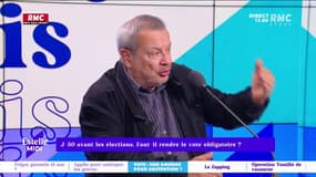 J-50 avant les élections : faut-il rendre le vote obligatoire ? "Rendre le vote obligatoire ne me semble pas abusif, ce n'est pas un abus de pouvoir" affirme Périco Légasse.