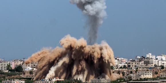 Les frappes israéliennes sur la bande de Gaza se sont multipliées ce week-end.