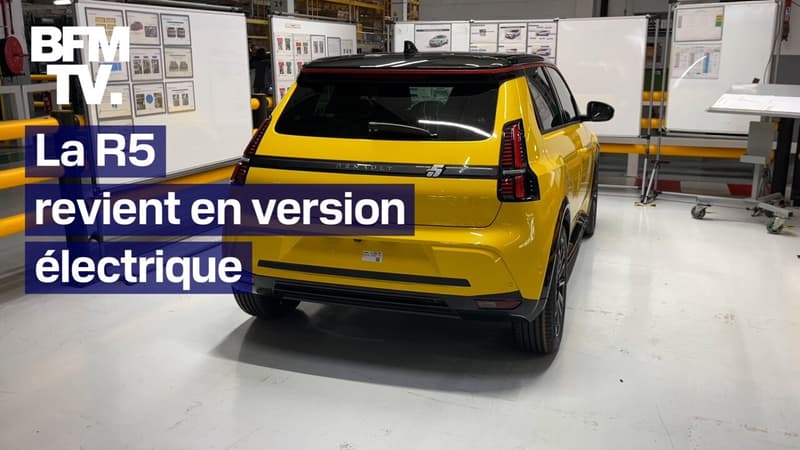 Renault 5: BFMTV vous emmène en visite exclusive dan l'usine de Douai où se fabrique le nouveau R5 électrique 