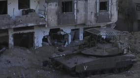 Un char israélien dans la bande de Gaza, le 8 novembre 2023