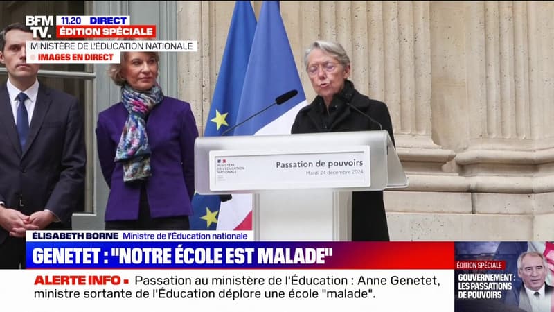 Élisabeth Borne (ministre de l'Éducation nationale), sur Mayotte: 