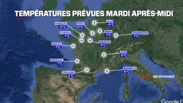 Les prévisions pour le mardi 9 janvier 2023