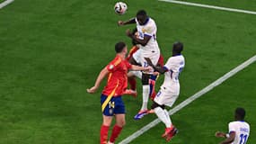 France-Espagne: l’ouverture du score de Kolo Muani, enfin un but dans le jeu pour les Bleus (le 09/07/2024)