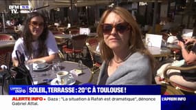 "On profite, on a enfin ressorti le tee-shirt": les Toulousains profitent du soleil alors qu'une bonne partie de la France est sous la pluie