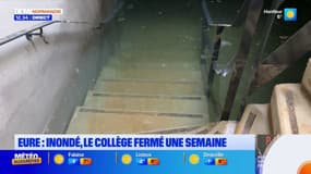 Eure: inondé, le collège de Bourneville-Sainte-Croix restera fermé toute la semaine