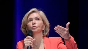 Valérie Pécresse, candidate LR à l'élection présidentielle, en campagne le  22 janvier 2022 à Paris
