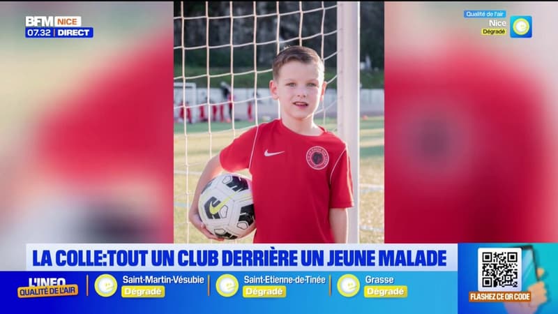 La Colle-sur-Loup: un enfant gravement malade soutenu par son club de foot