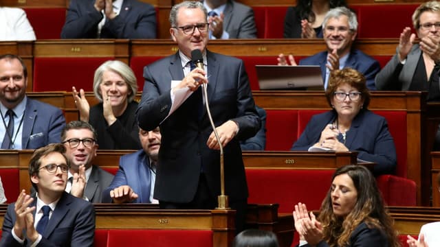 Richard Ferrand, président du groupe "La République en marche" ce mercredi à l'Assemblée nationale.