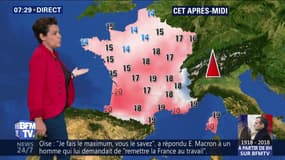 La météo pour ce dimanche 11 novembre 2018