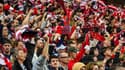 Les supporters lillois au stade Pierre-Mauroy face à l'AS Monaco