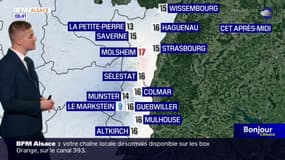 Météo Alsace: un temps nuageux sur toute la région, jusqu'à 15°C à Strasbourg et 16°C à Colmar