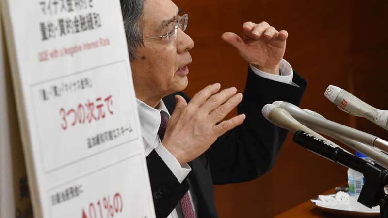 Après la décision d'Haruhiko Kuroda, le gouverneur de la Banque du Japon, d'abaisser les taux de dépôt en négatif il y a plus d'une semaine, les taux longs poursuivent leur baisse... et suivent le même chemin.