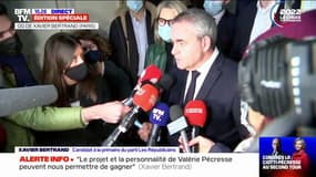 Congrès LR: Xavier Bertrand "va témoigner son soutien" à Valérie Pécresse