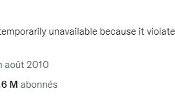 Le compte Twitter de Booba, le 8 janvier 2022. Le compte Twitter de Booba, le 8 janvier 2022.