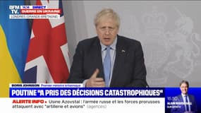 Boris Johnson: "En 2014, lors de l'annexion de la Crimée, nous n'avons pas imposé les sanctions que nous aurions dû imposer"