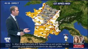 Un ciel couvert et un peu de pluie au programme de ce jeudi