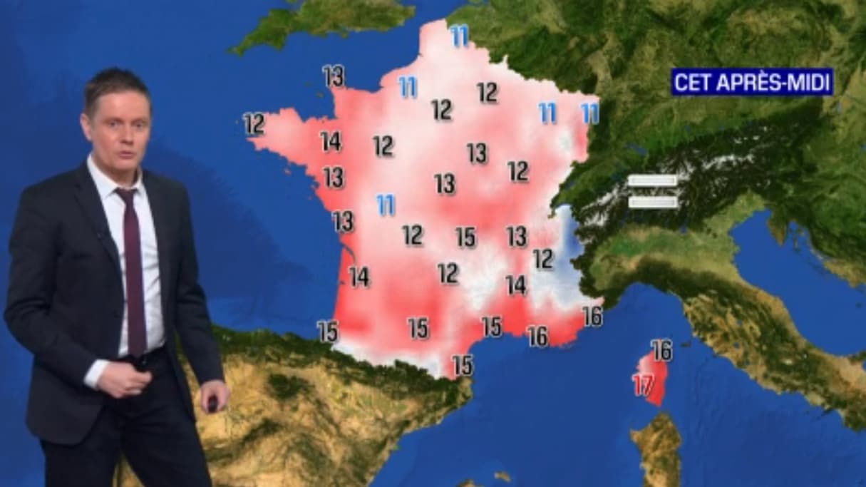Les températures prévues pour ce samedi 7 janvier 2023 Les températures prévues pour ce samedi 7 janvier 2023