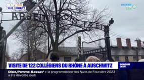 122 collégiens du Rhône en visite à Auschwitz ce jeudi 