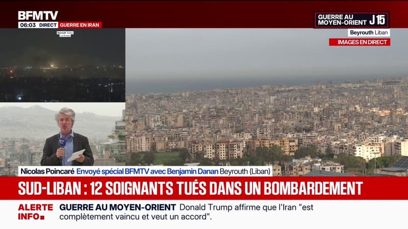 Guerre au Moyen-Orient: 12 soignants tués dans un bombardement dans le sud du Liban