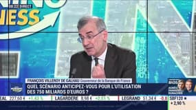 François Villeroy de Galhau: "L'enveloppe bancaire pour les entreprises de 750 milliards est un bouclier de liquidité illimité pour l'économie"