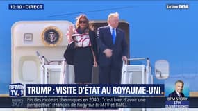 Donald Trump arrive au Royaume-Uni et insulte le maire de Londres