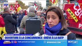 RATP: l'ouverture à la concurrence ne passe pas, une manifestation s'est tenue à Saint-Ouen
