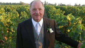 Albert Frère en 2003, dans son domaine bordelais Château Cheval Blanc.