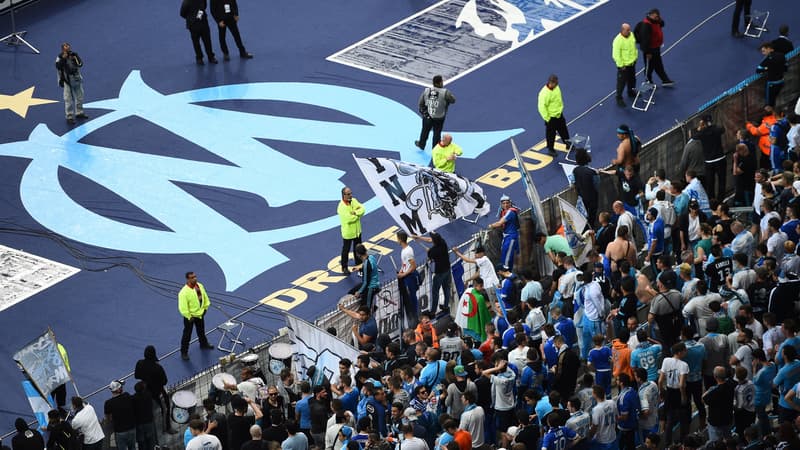 Les supporters de l'OM au Stade de France