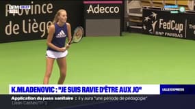 JO de Tokyo: la Nordiste Kristina Mladenovic "ravie" de commencer la compétition