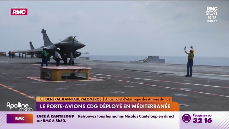 Le porte-avions Charles De Gaulle se rend en Méditerranée, avec une escorte conséquente